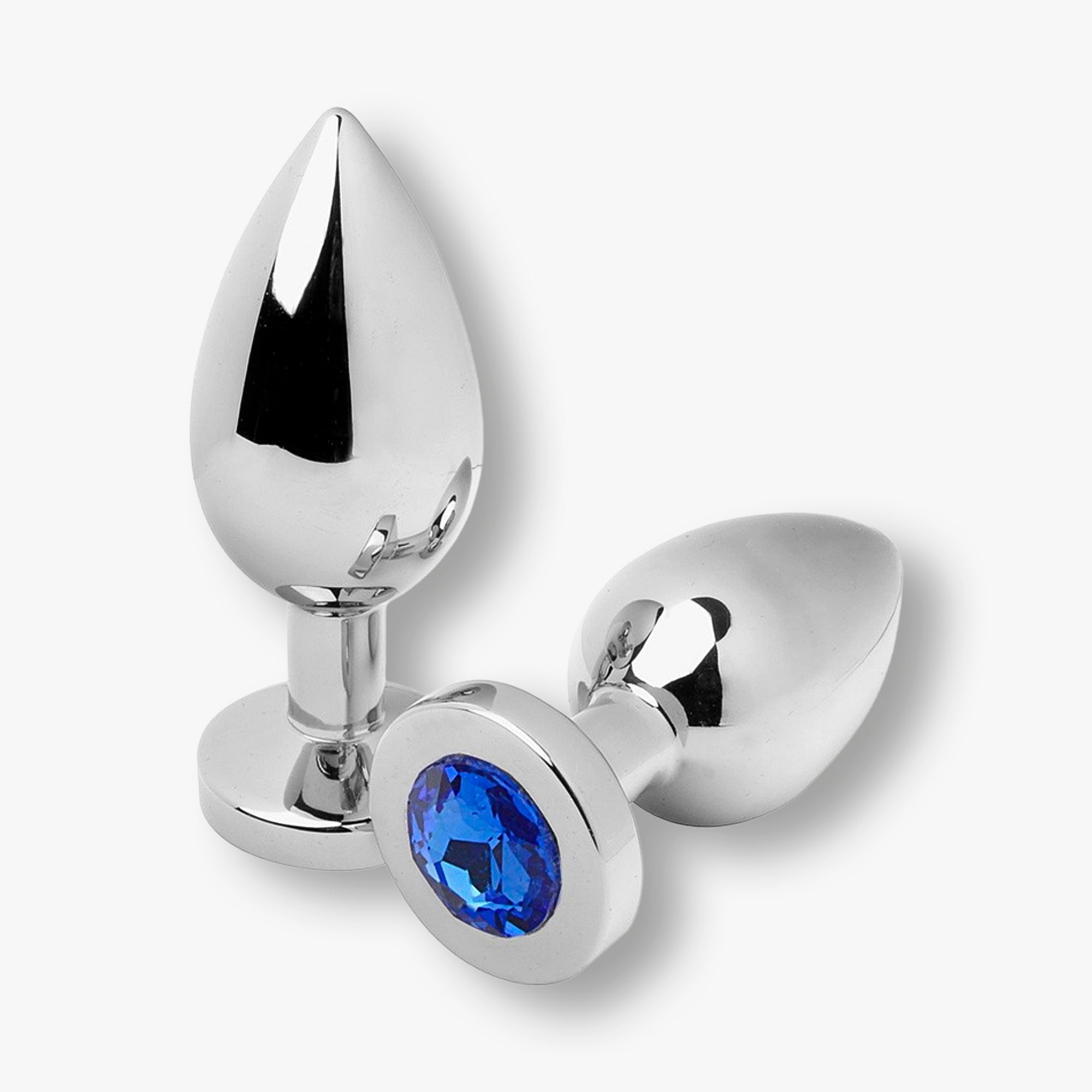 Analplug Diamant Blau S