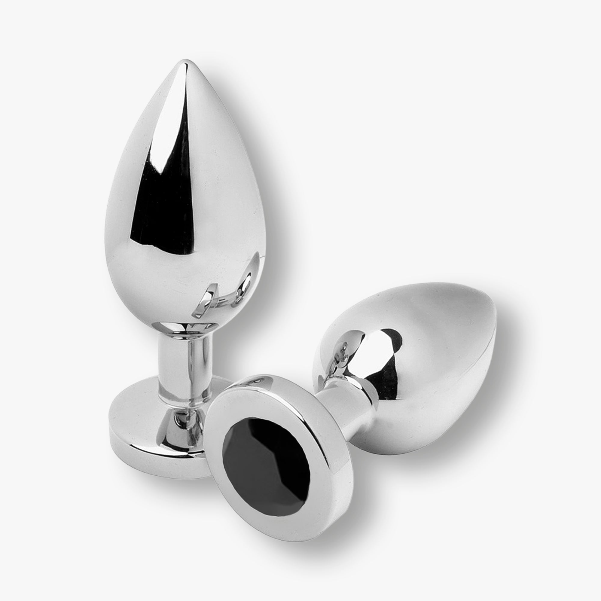 Analplug Diamant Schwarz S